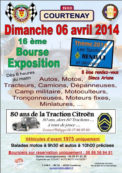 16e Bourse expo de Courtenay