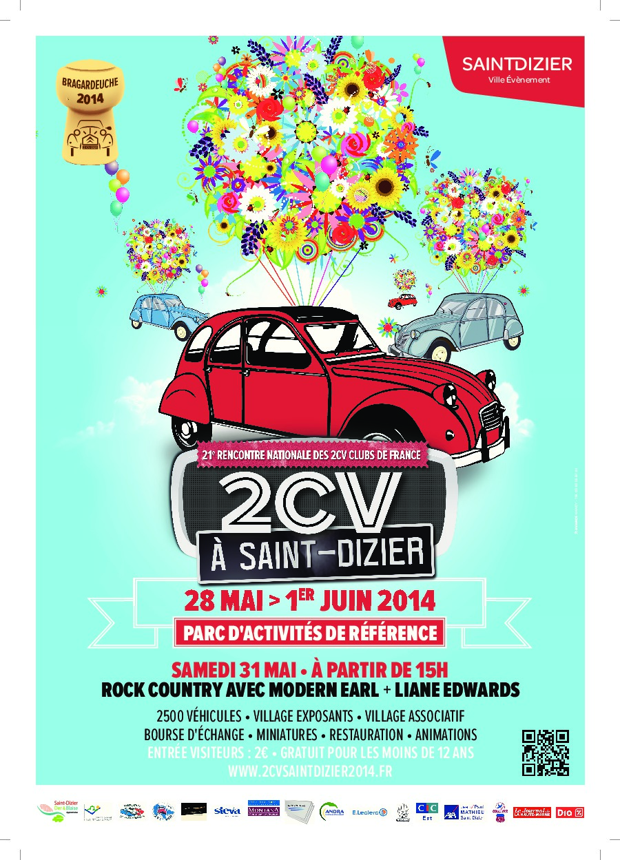 21e Rencontre 2CV et dérivés à Saint Dizier