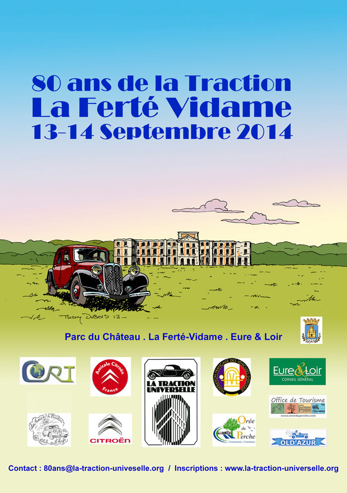 80 ans de la Citroën Traction Avant