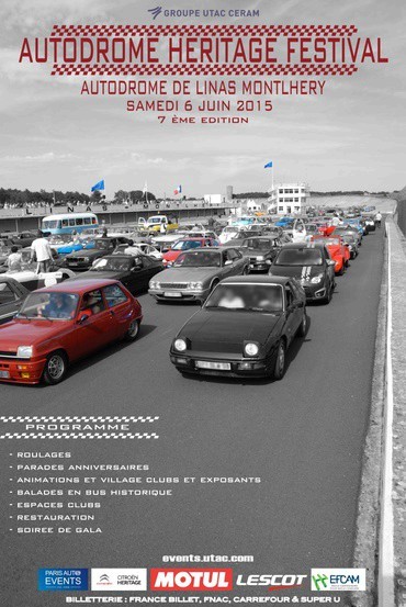 Autodrome Héritage Festival 2015 : gros changements MAJ