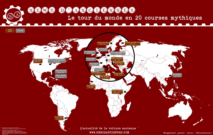 Tour du monde en 20 courses mythiques
