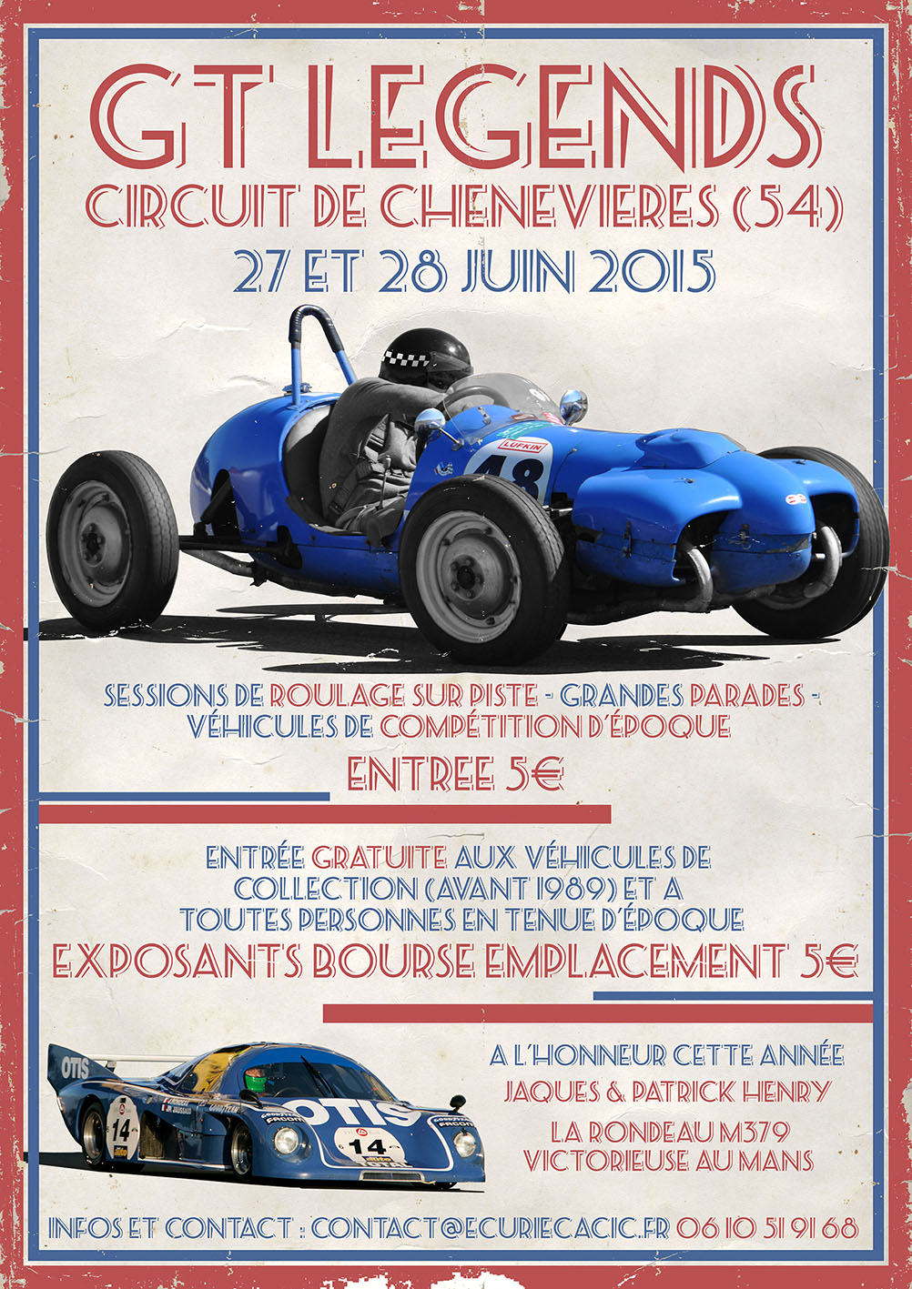 GT Legends à Chenevières