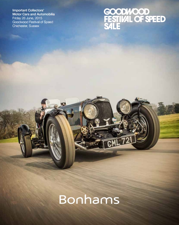 Vente Bonhams du Festival of Speed de Goodwood