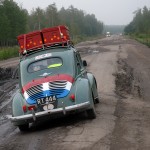 02 2007 route russe- Tour de France en Renault 4CV