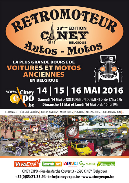 Rétromoteur Ciney 2016
