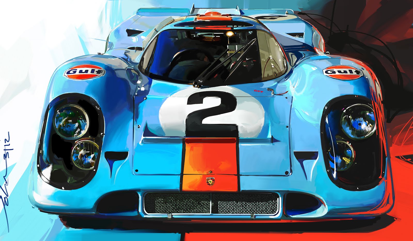 Morceaux d&rsquo;art du Samedi : John Krsteski, de la Porsche 917 à Hyundai