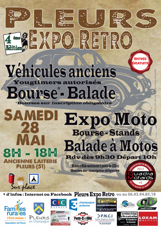 Pleurs Expo Retro, les anciennes dans le sud de la Marne