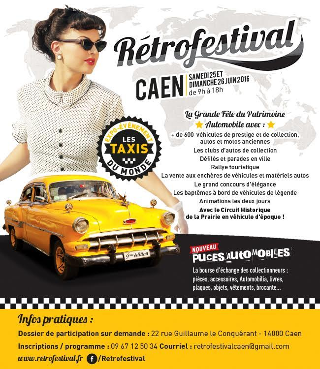 Le Rétro Festival de Caen 2016 présente sa nouvelle formule