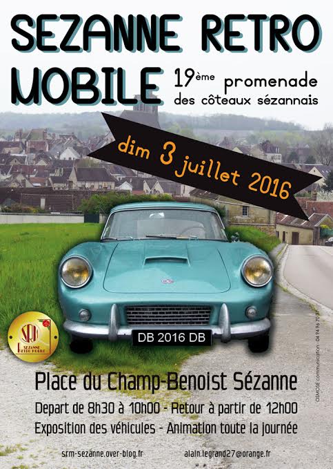 Sézanne Rétro Mobile 2016 : une balade avant Le Mans Classic