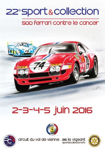 500 Ferrari contre le cancer au Sport et Collection 2016