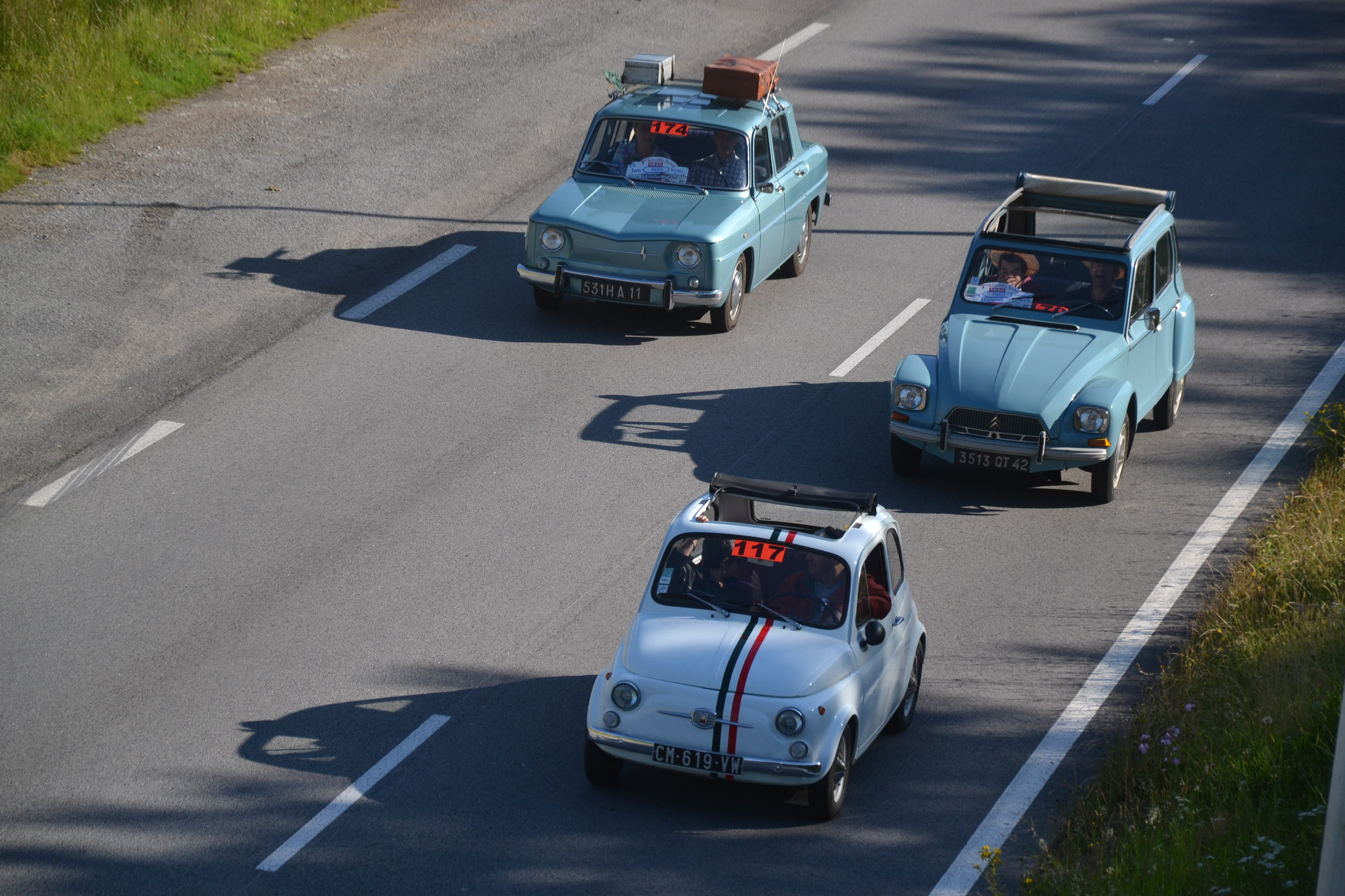 Sur le parcours de la RN 20 Historique