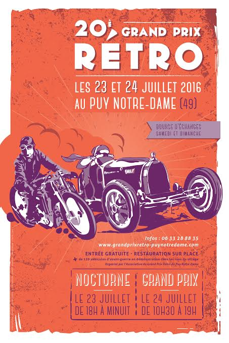 Les avant guerre ont rendez-vous au Grand Prix Rétro du Puy Notre Dame