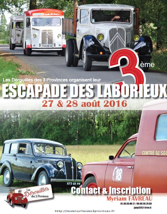 Les Fans d&rsquo;Utilitaires ont Rendez-Vous à l&rsquo;Escapade des Laborieux