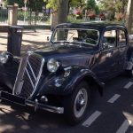 Vue dans la rue Citroën Traction-