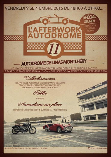 Pour la Rentrée, un Afterwork Triumph à l&rsquo;Autodrome
