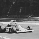 Chris Amon sur une Amon AF101 en Italie 1974 Eric Della Faille- Chris Amon
