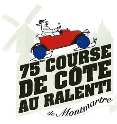 La Course de Côte au Ralenti de Montmartre, les Anciennes Au Pas