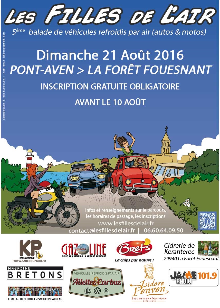 Les Filles de l&rsquo;Air 2016, le Refroidissement par Air en Balade