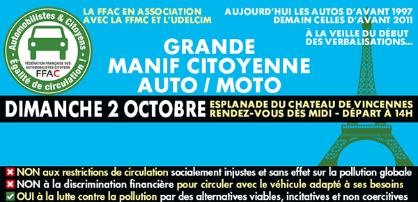 Tous Mobilisés Contre les Restrictions ce Dimanche à Paris