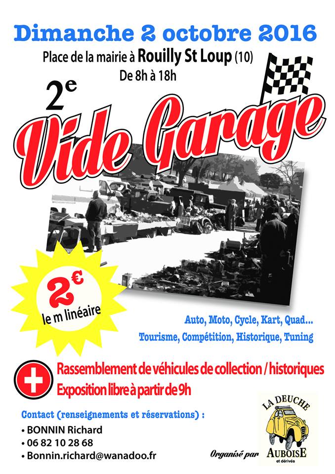 Le Vide Garage de Rouilly St Loup, un événement d&rsquo;un nouveau genre