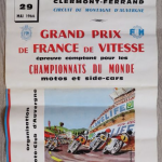 Vente Osenat La Gombe Affiche GP moto- La Gombe