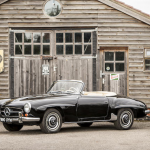 Bonhams à Londres Vente Olympia Mercedes 190 SL- Bonhams à Londres