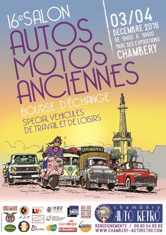 Chambéry Auto Rétro 2016 prépare un beau programme
