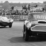 DB4 GT en course- re-fabrication de DB4 GT