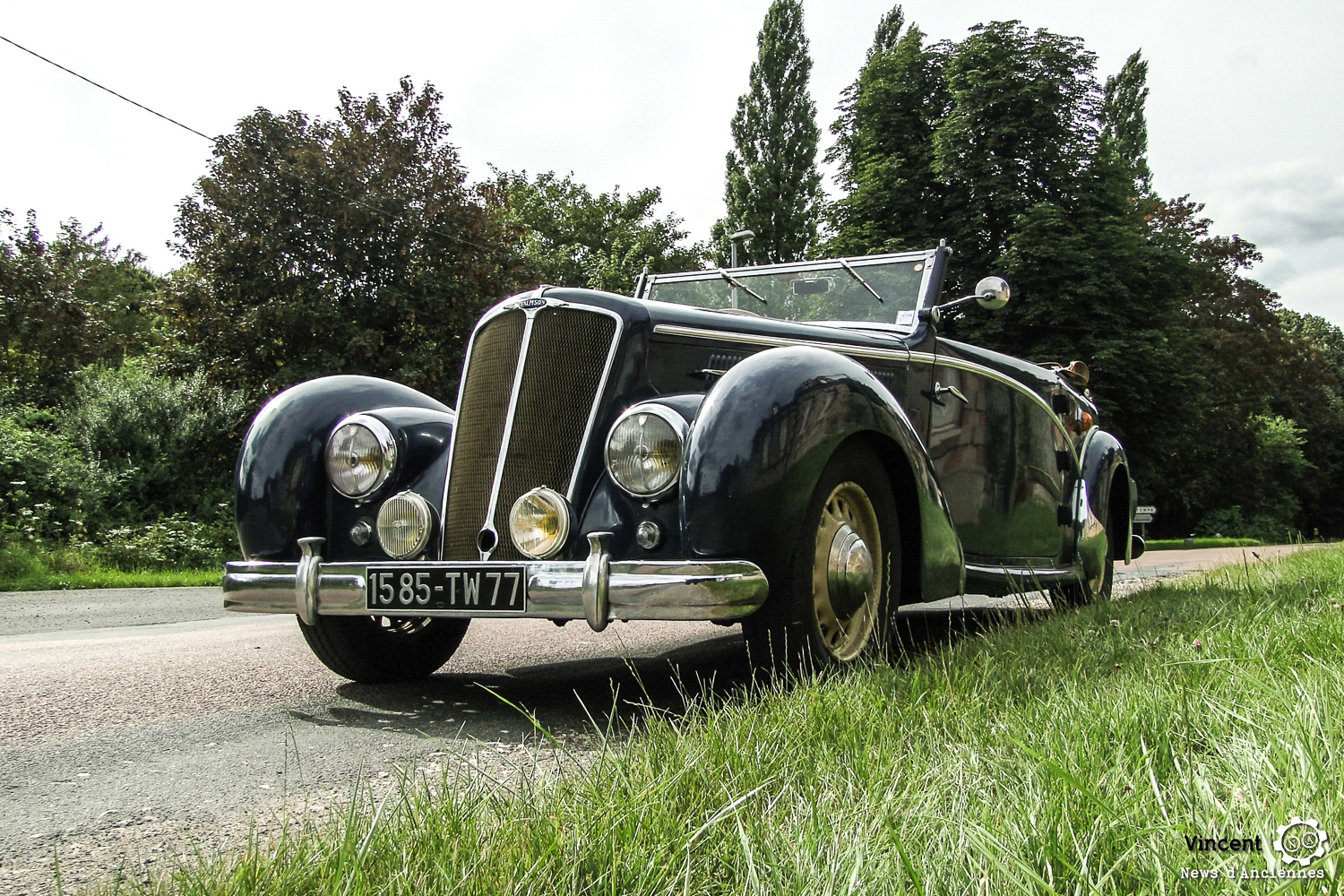 Un Tour en Salmson S4-61 Cabriolet de 1950, une auto qui donne des ailes !