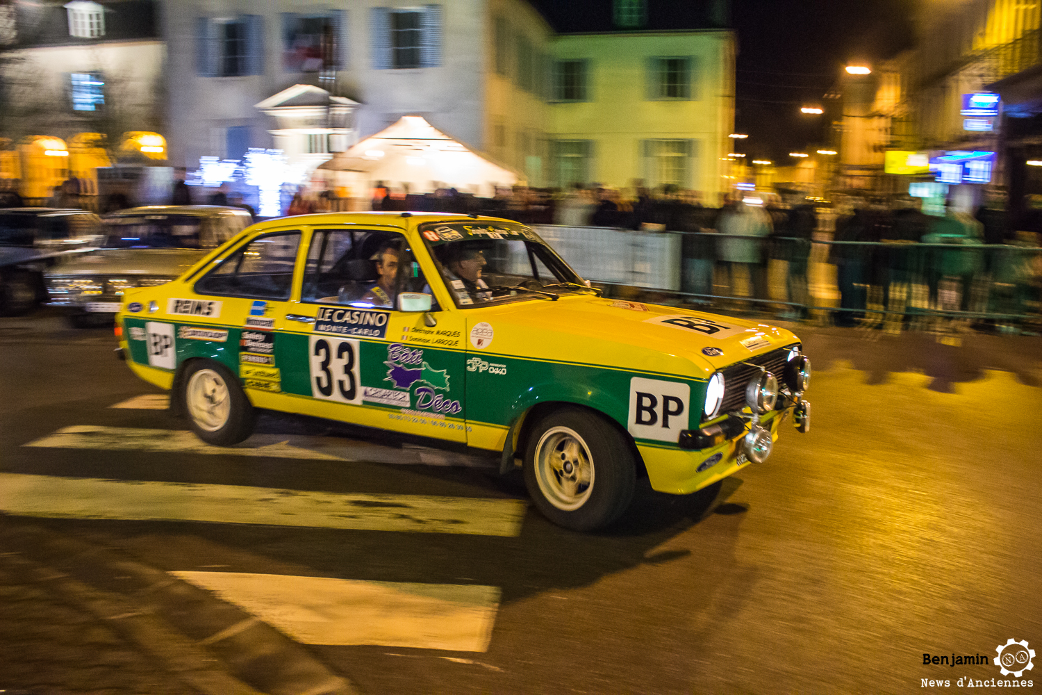 Le Rallye Monté Carlo Historique 2017 dans l&rsquo;Aube en pleine nuit