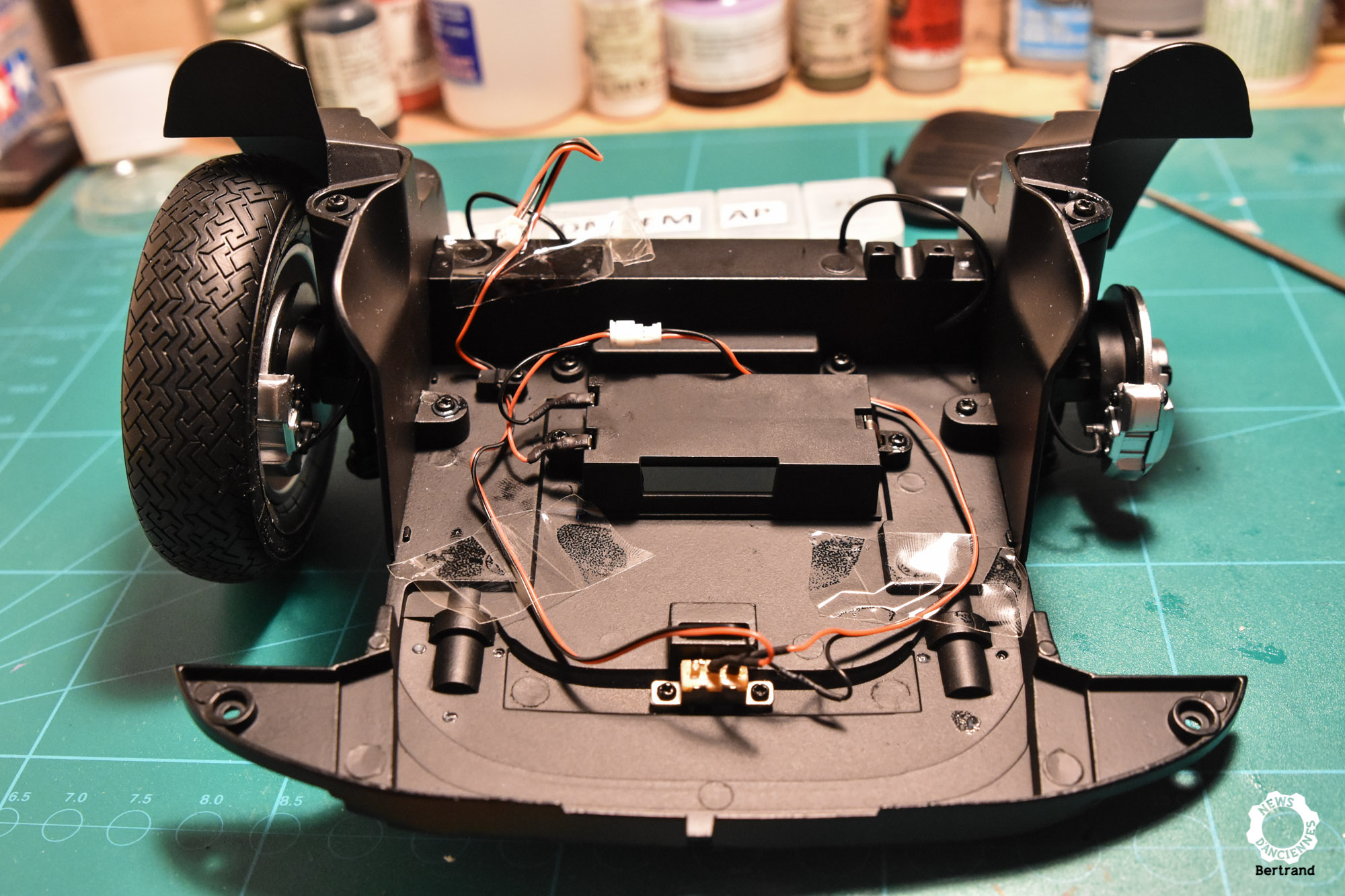 Montage de le Porsche 911 au 1/8e Altaya, partie 2