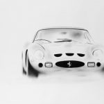 250 GTO NOIR ET BLANC-