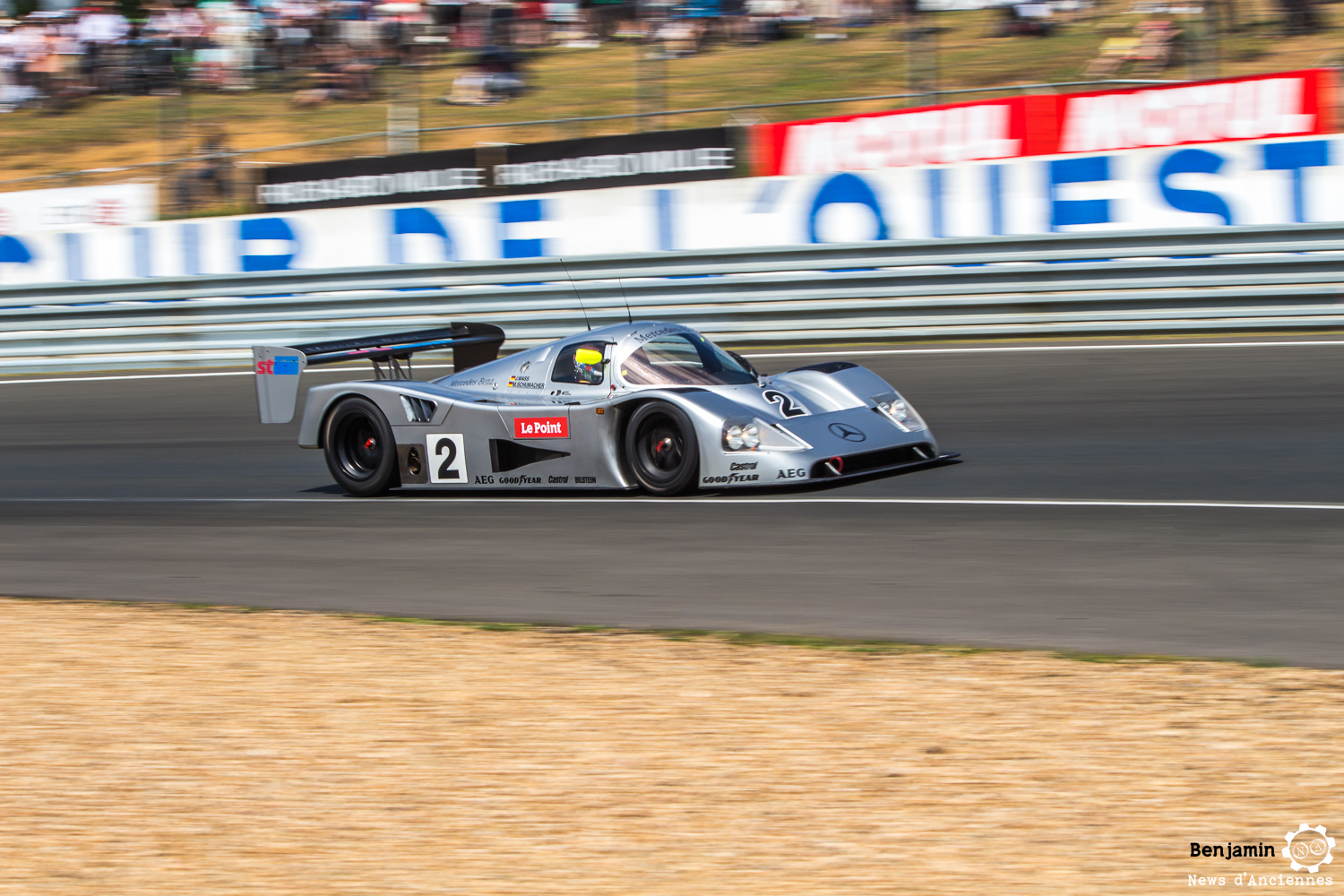 La Sauber Mercedes C11, championne partout…. sauf au Mans