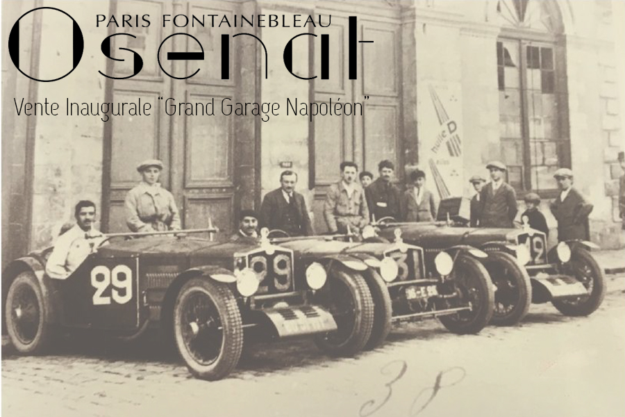 Osenat prépare un superbe catalogue pour inaugurer le Grand Garage Napoléon