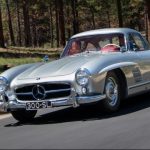 Gooding Co à Pebble Beach Mercedes Benz 300 SL Gullwing Grise- Gooding and Co à Pebble Beach