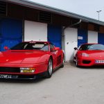 Ferrari sortant des Box 2- Concours d’Élégance de la Baule