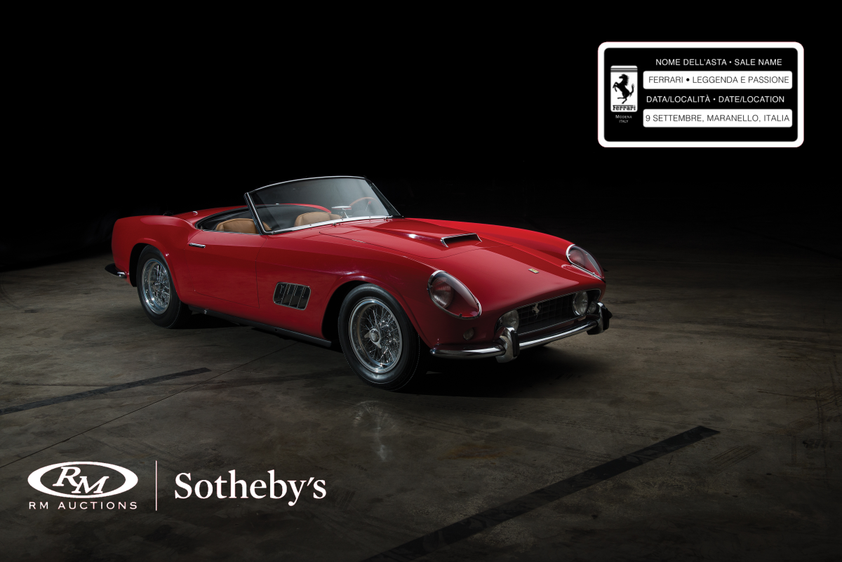 L&rsquo;incroyable vente Leggenda e Passione, les Ferrari de RM Sotheby&rsquo;s