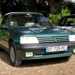 Peugeot 205 cabriolet Roland Garros Hennebont-
