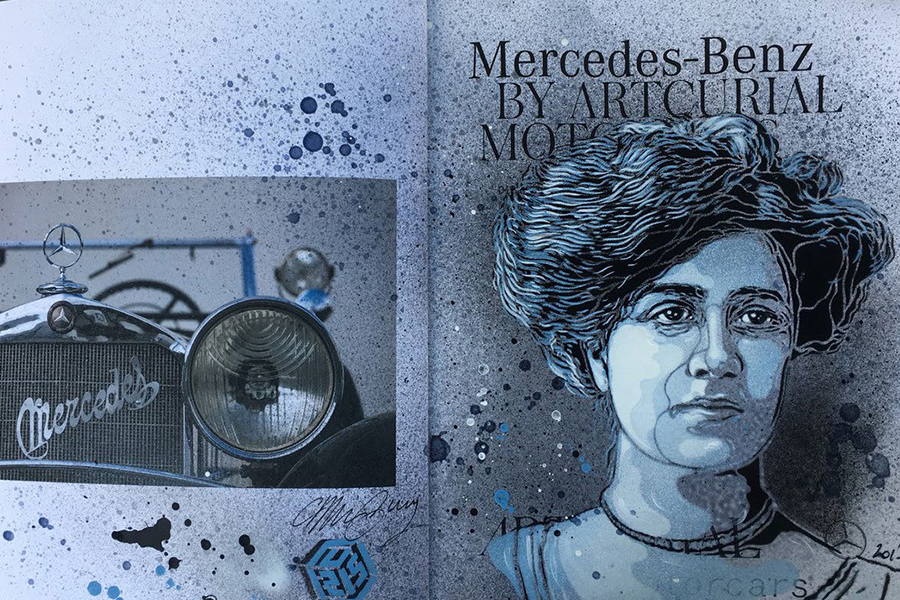 Saga Mécanique, C215 s&rsquo;expose à la Cité de l&rsquo;Automobile