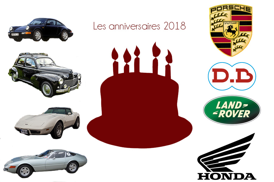 Les anniversaires de 2018 dans la voiture ancienne