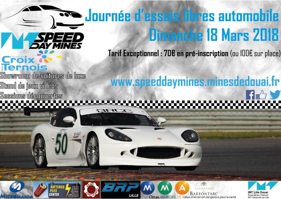 Speed Day Mines 2018 : 100 pilotes pour le Trackday de Croix en Ternois