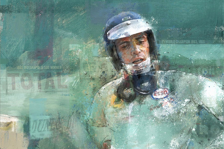 Les portraits des gloires du sport mécanique de Joff Carter