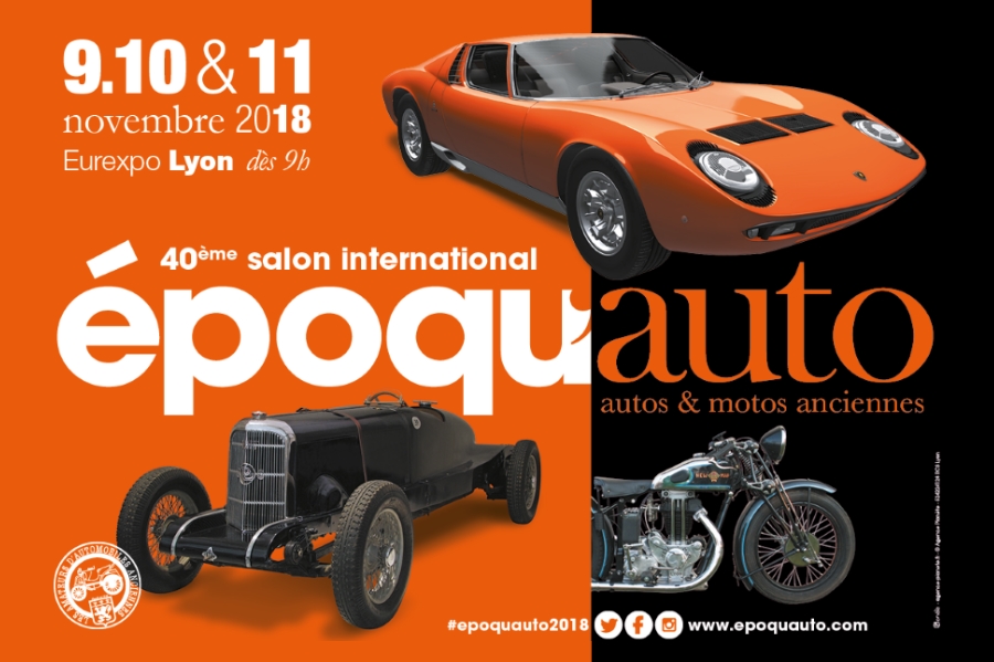 Epoqu&rsquo;Auto 2018 : Lamborghini, Panhard et New Map à l&rsquo;honneur !