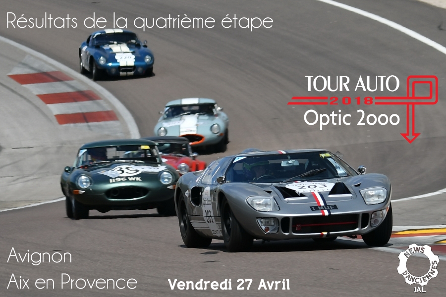 Tour Auto 2018 : les résultats de la Quatrième étape, Avignon – Aix en Provence