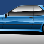 Coupé GT bleue NA- Phil Bouton