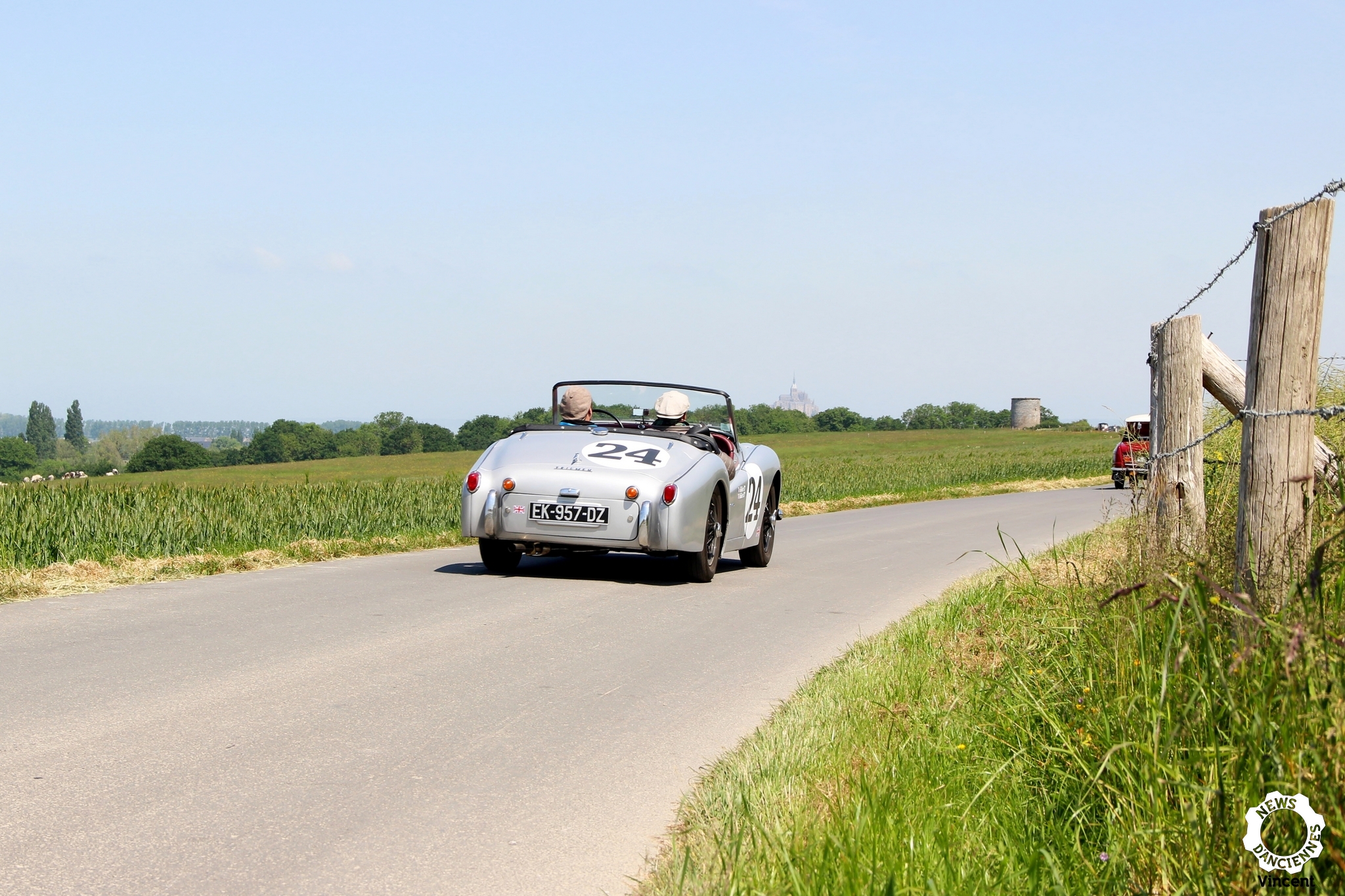 Triumph TR3 cabriolet de 1959 – Tour de Bretagne 2018