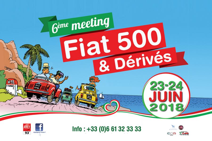 Les Fiat 500 seront de sortie à St Raphaël, c&rsquo;est le Festivitalia