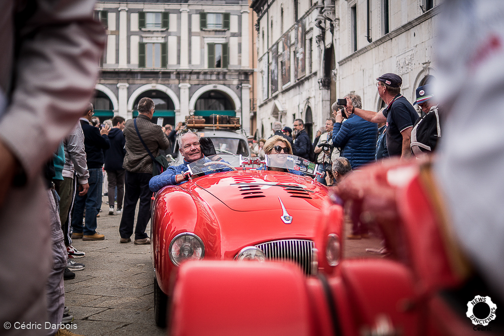 Le départ des Mille Miglia 2018 vu par Cédric