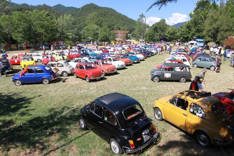 Garlenda 2018, le Meeting International, et italien des Fiat 500 et dérivés