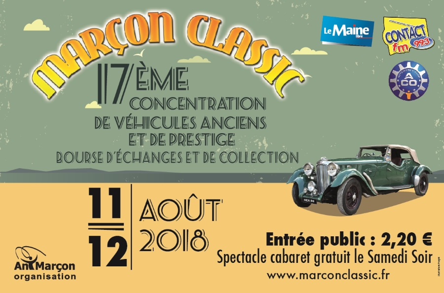 Marçon Classic 2018 a fait le plein et ce sera du super !